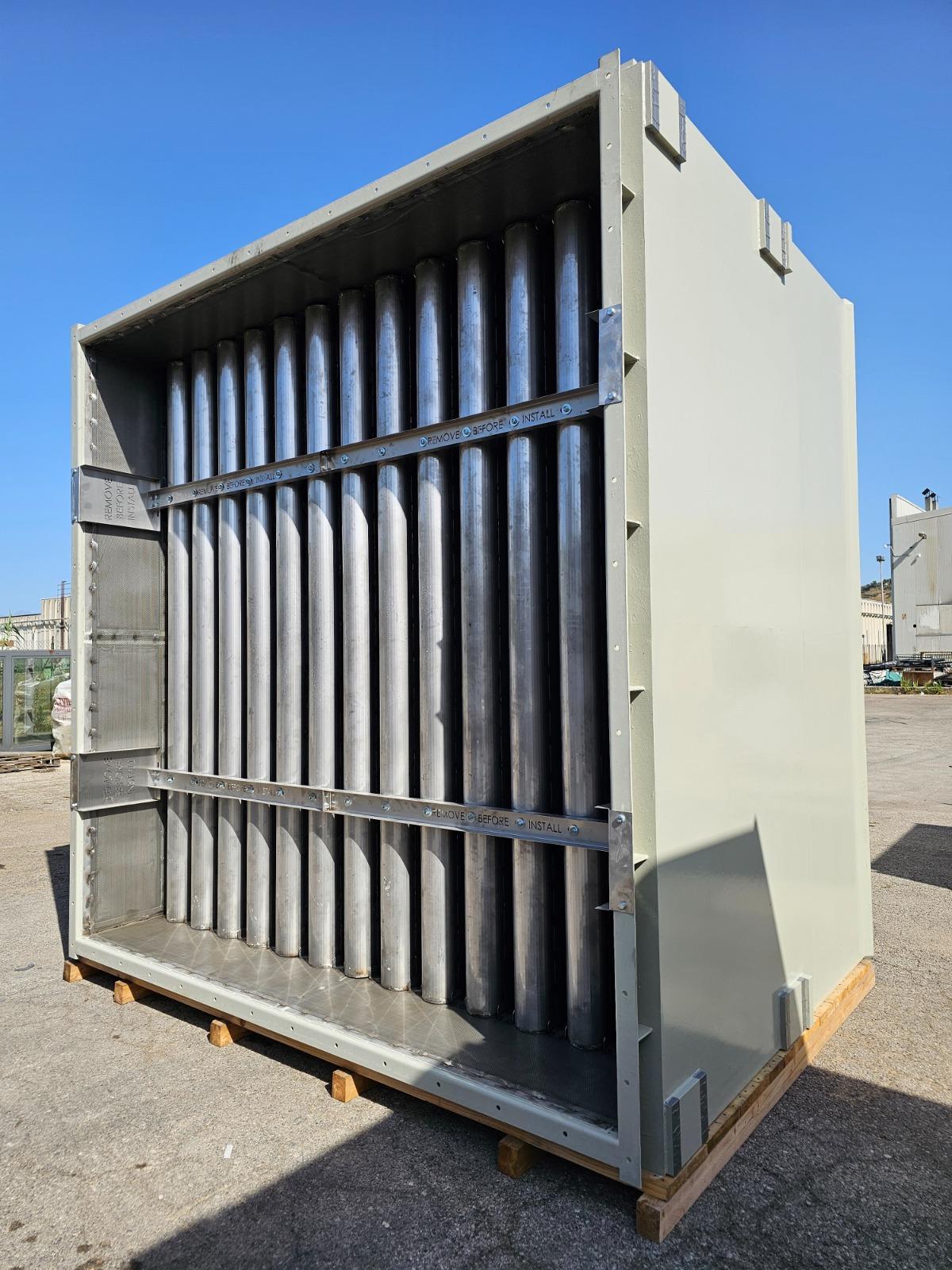 Silenziatore aria comburente per Turbogas modello T350