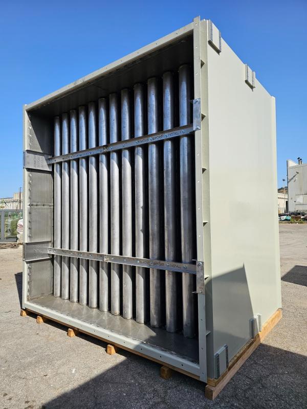 Combustion air silencer for Turbogas model T350